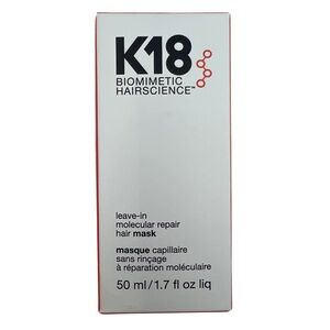 NWT K18 Leave-In Molecular Repair Hair Mask 50ml / 1.7 fl oz New In Box